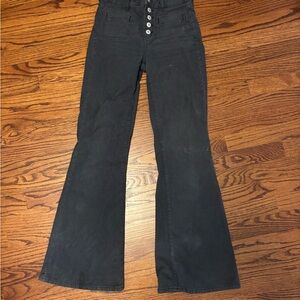 American Eagle Outfitters Black High-Rise Jeans